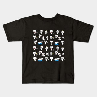 a bear pattern Kids T-Shirt